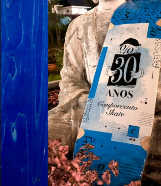 Shape 100%SKATE Cyan 9" - Série Especial CMYK (30 Anos)